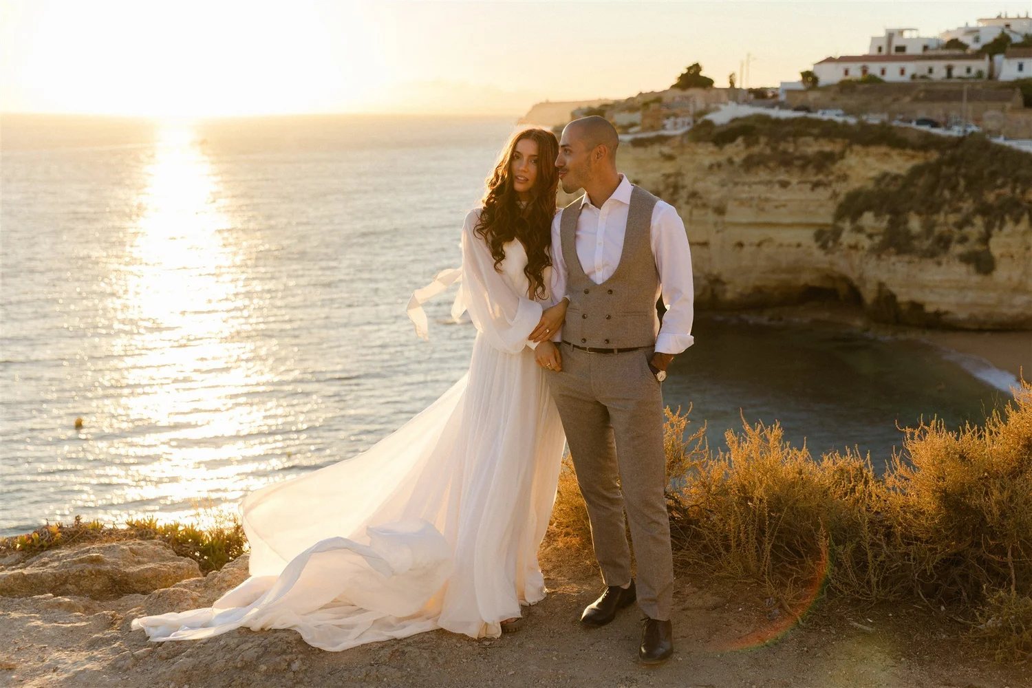 Cait & Ryan, elopement in Algarve, Portugal