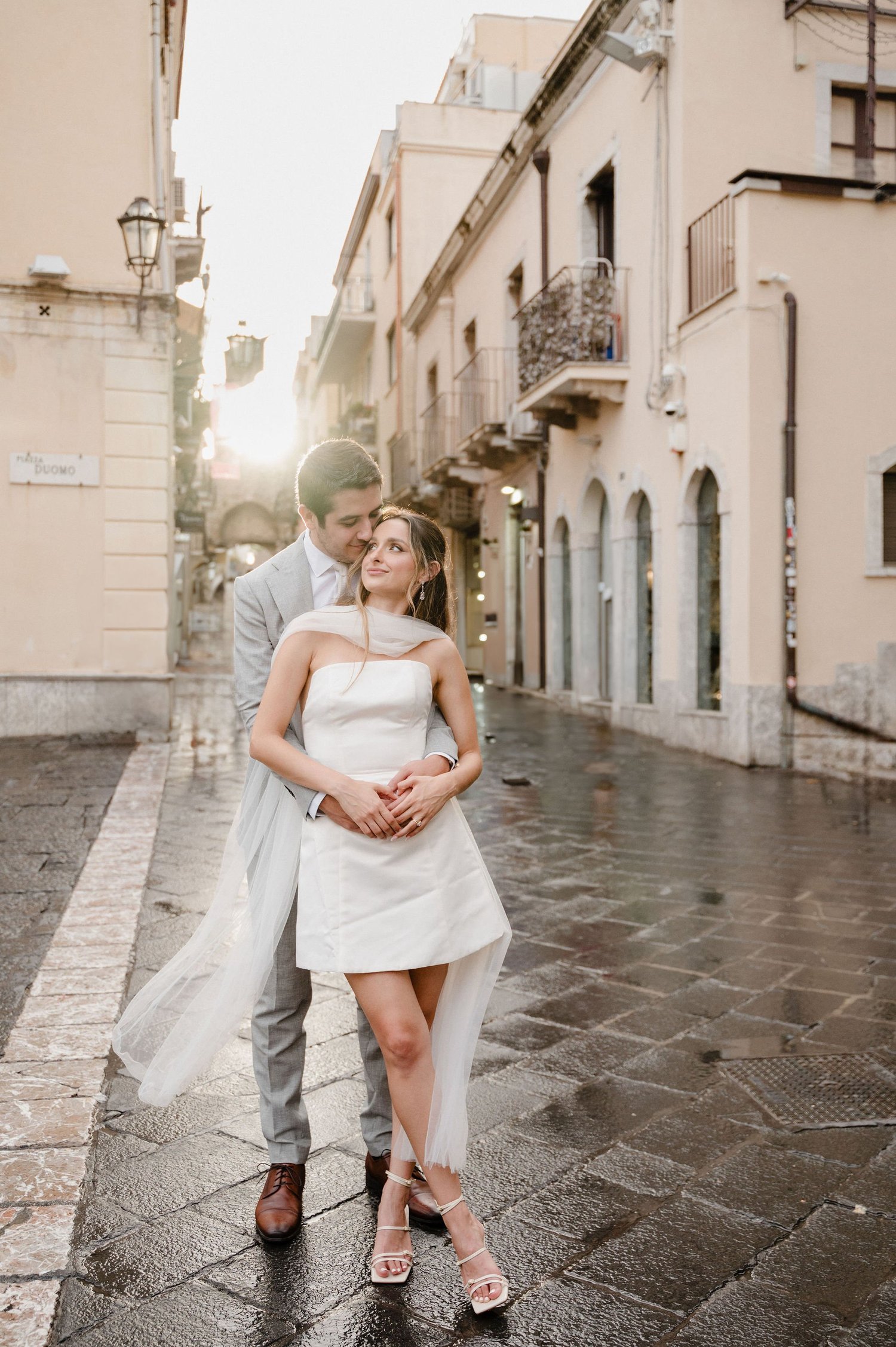 Zaira & Jorge, elopement in Sicily