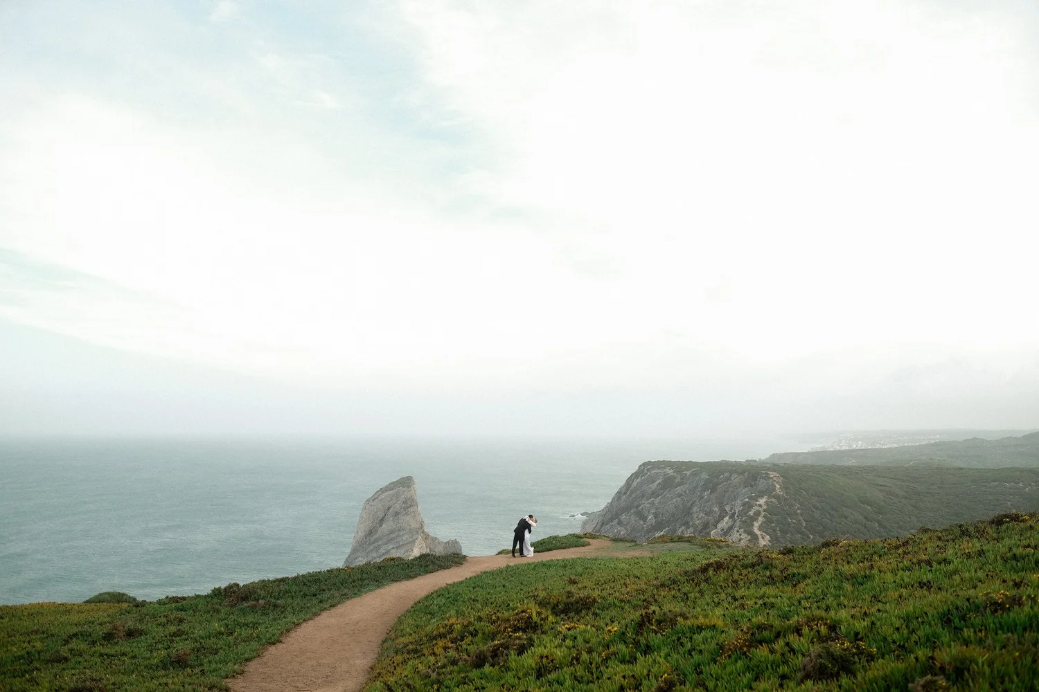 Sidney & Ian, elopement in Cabo Da Roca, Portugal