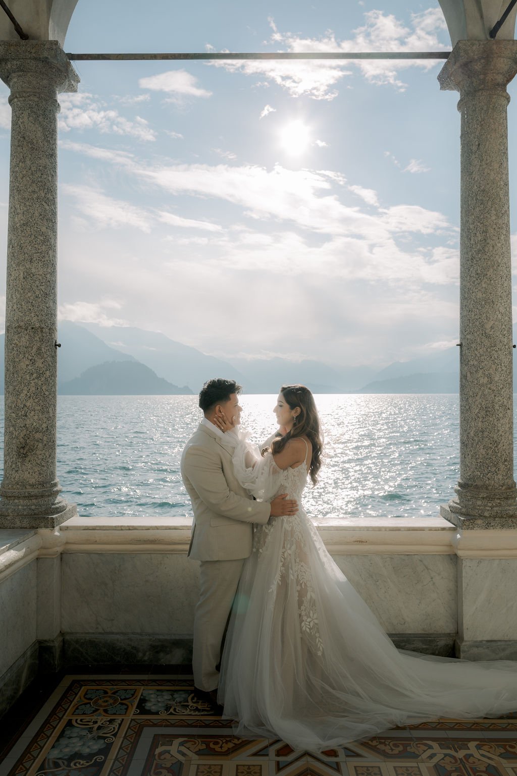 Joyce & Jon , elopement in Lake Como