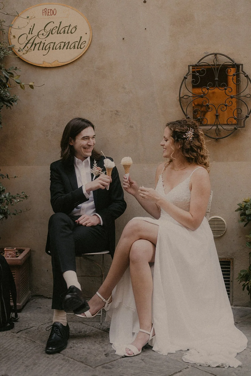 Trent & Katie, elopement in Tuscany