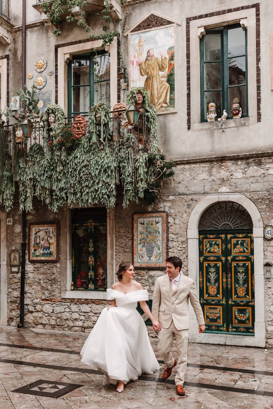 Christine & Michael, elopement in Sicily