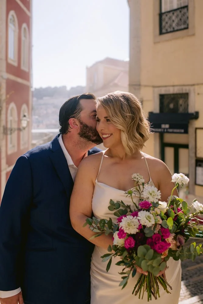 Allison & Marshall, elopement in Lisbon, Portugal