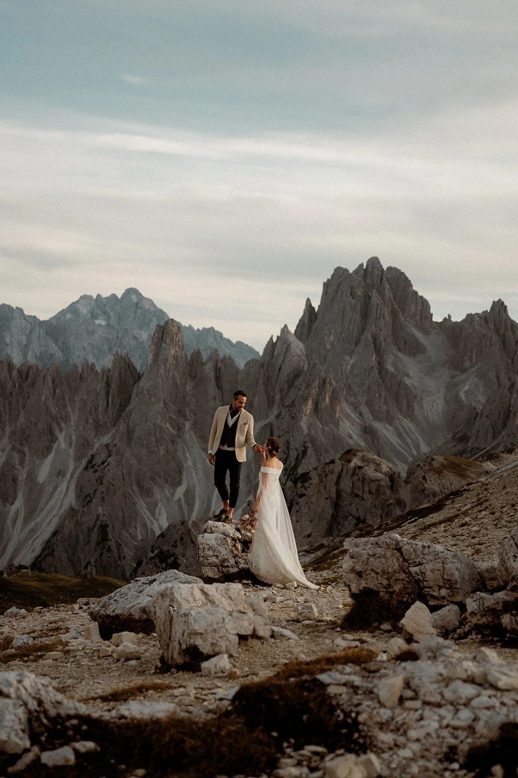 Daniele & Camille, elopement in Dolomites