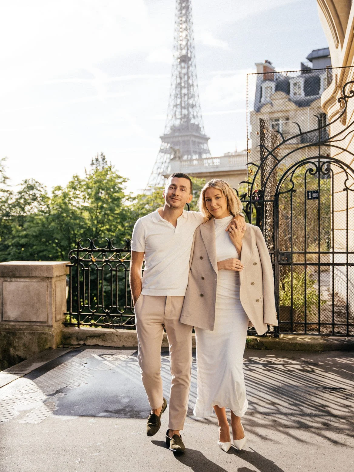 Kenza & Ledio, elopement in Paris, France