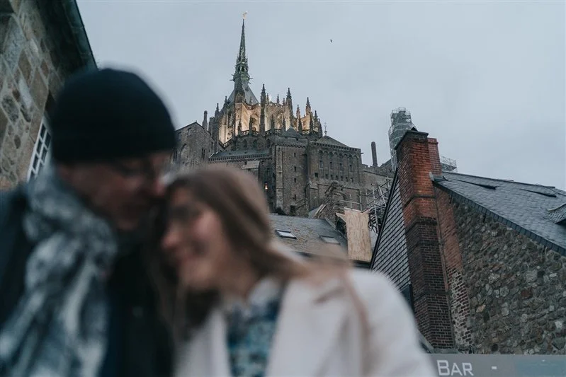 Maria & Patrick, elopement in Mont Saint Michel, France