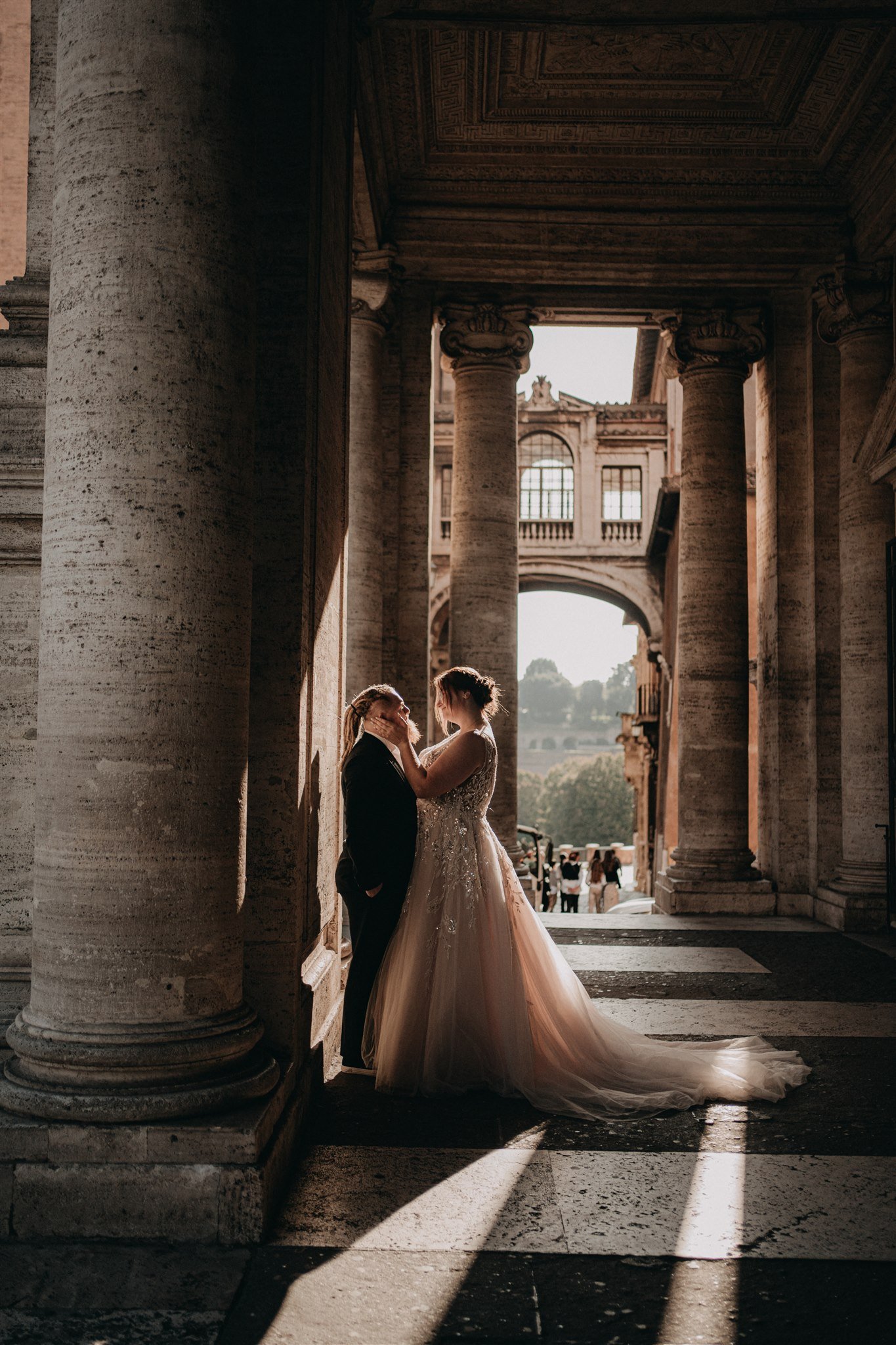 Maude & Drake, elopement in Rome