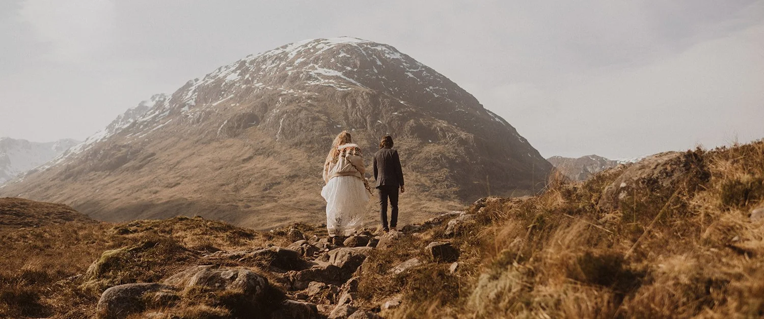 Beth & Jake, elopement in Glencoe, Scotland