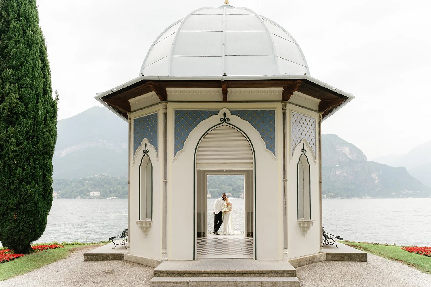 Elopement in Italy Lake Como in Vila Meltzi